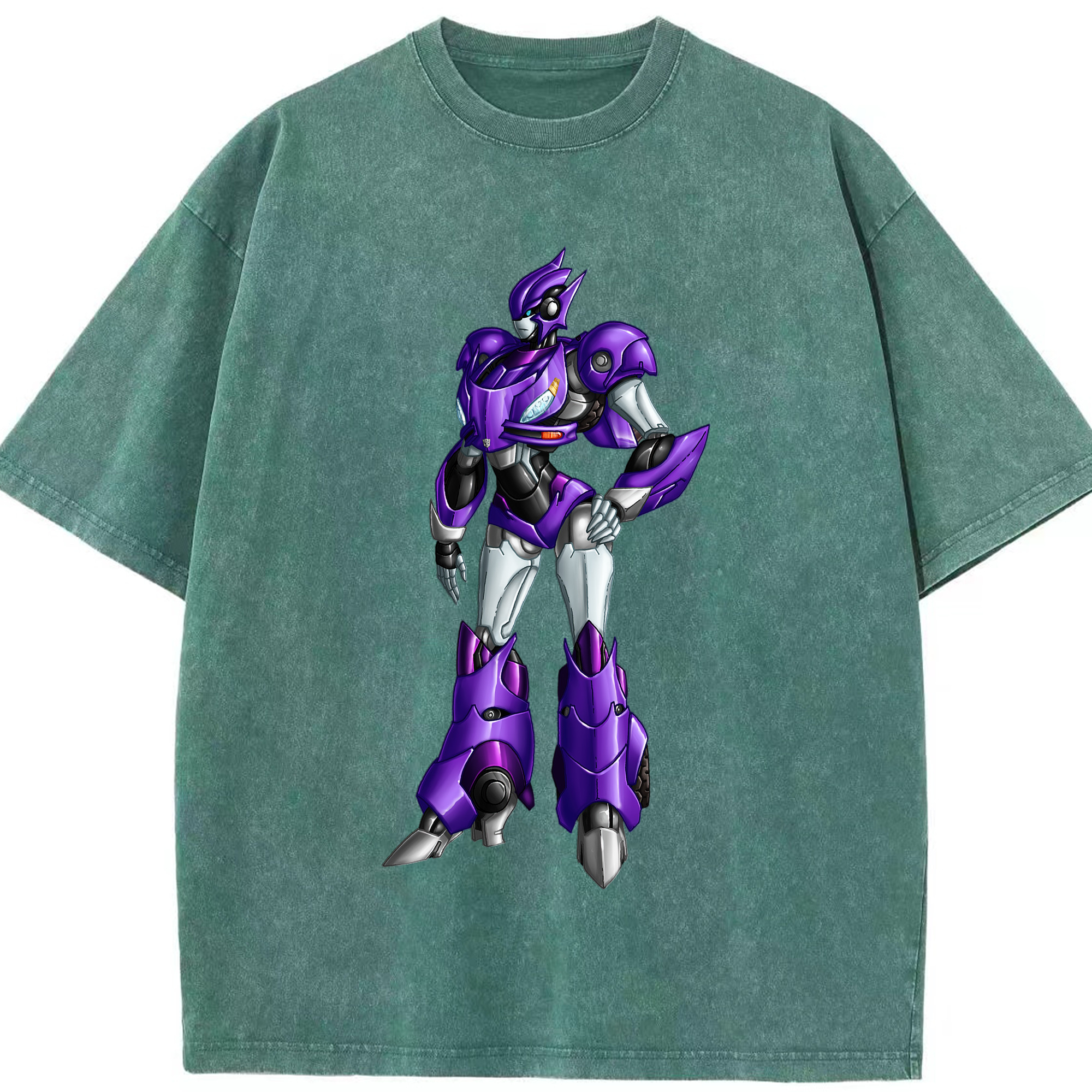 （画像用）  綿100% ヴィンテージ風 半袖Tシャツ（フロントプリント）